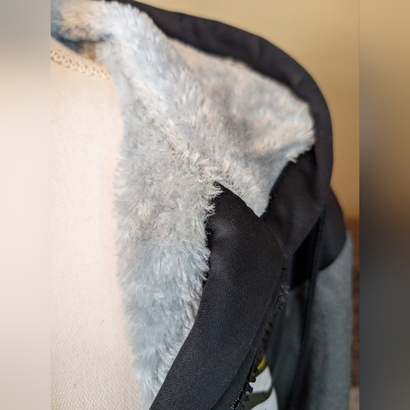 NFL GREEN BAY PACKER Full Zip Logo Sweatshirt Jacket SZ XL Faux Fur - Picture 5 of 15